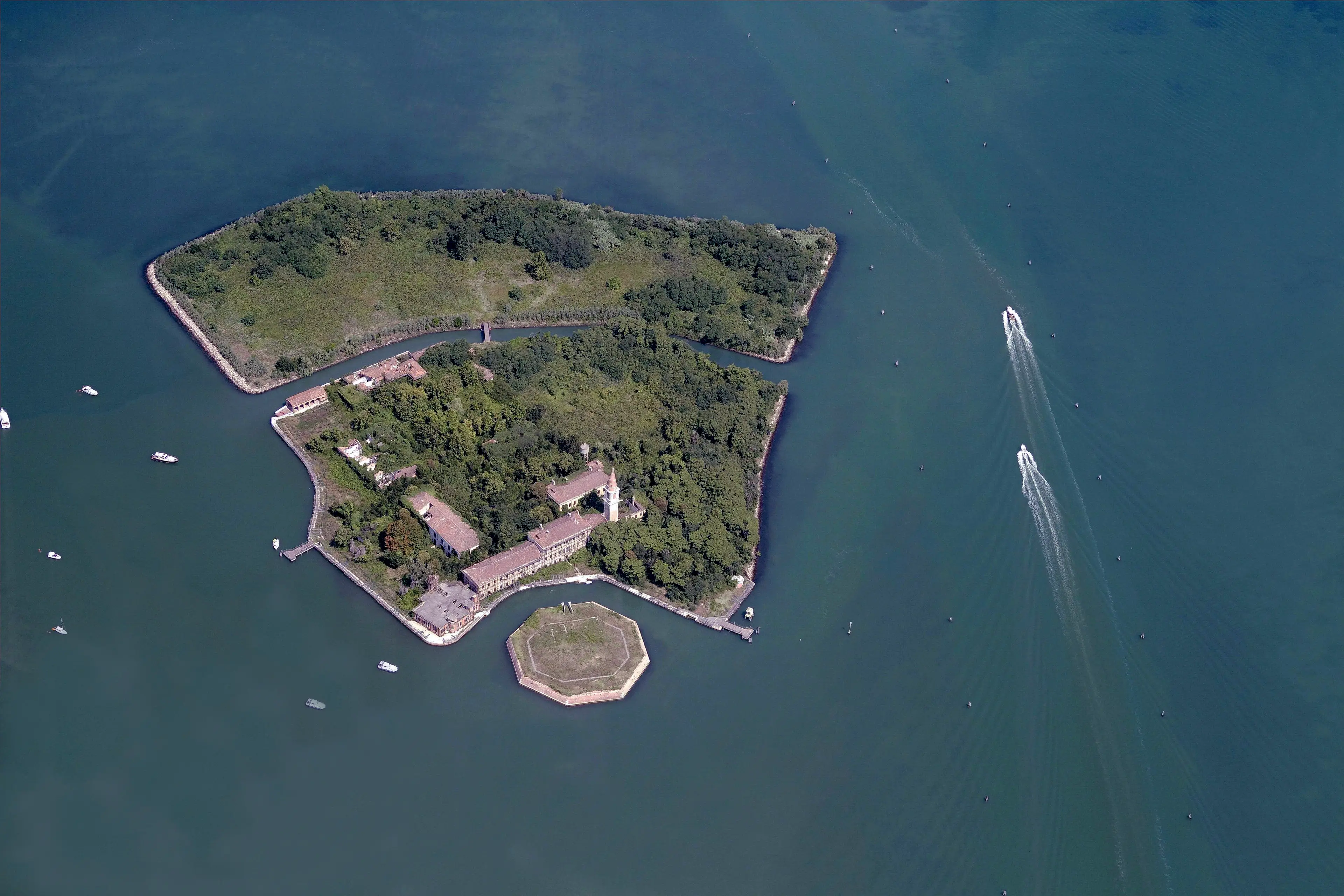 The island of Poveglia has quite the chequered past (Blom UK via Getty Images)