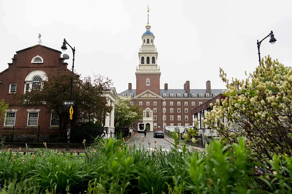Harvard University has hit back at Trump's demands (Mel Musto/Bloomberg via Getty Images)
