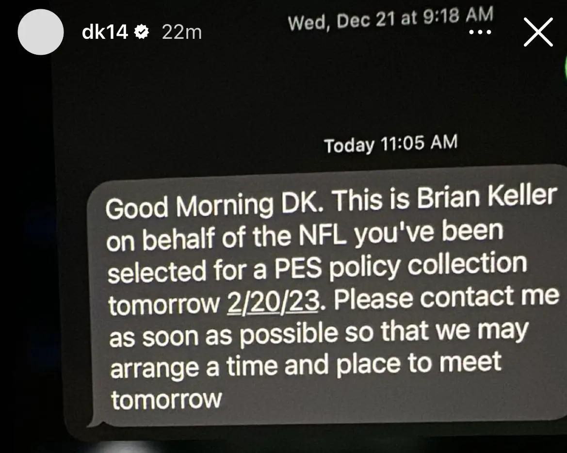 Now, it seems as if he'll have to offer a sample of urine.