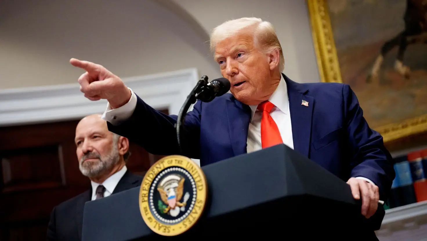 Trump also thanked Elon Musk during the speech (Andrew Harnik/Getty Images)