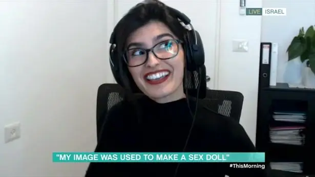 Yael is obviously creeped out by the whole thing.