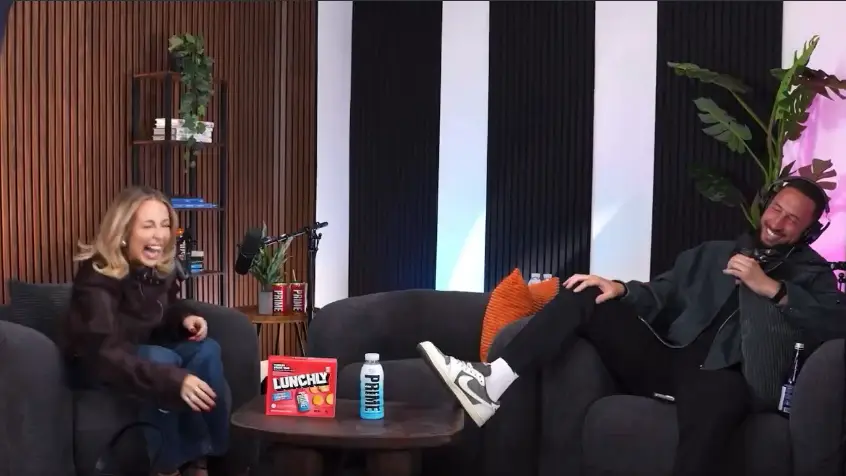 He then walked off set while the pair continued laughing (Impaulsive)