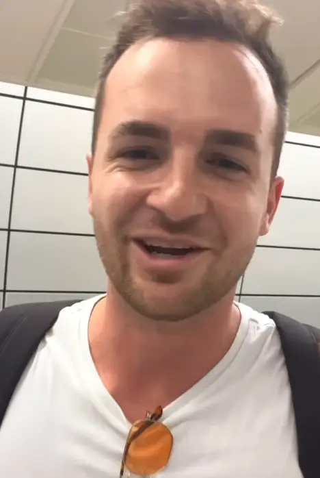 He booked the spontaneous trip because he found a 'cheap flight'. (Instagram/kevindroniak)