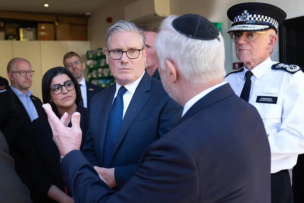 The terror threat level in the UK has been raised following an attack in Golders Green, though the government said it was 'not solely a result' of that (Stefan Rousseau - WPA Pool/Getty Images)
