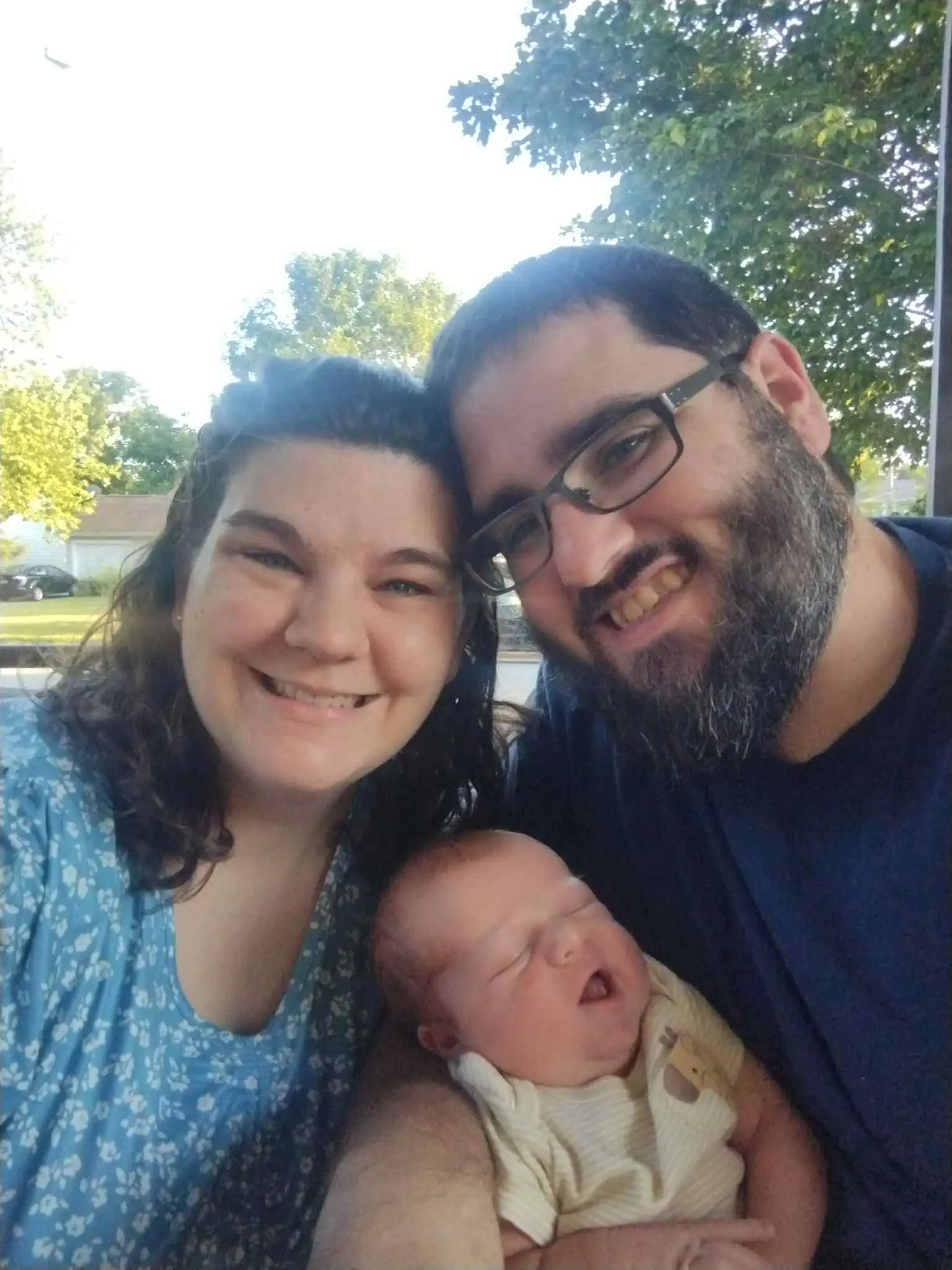 Baby Thaddeus was born in July this year (Tim and Lindsey Pierce)