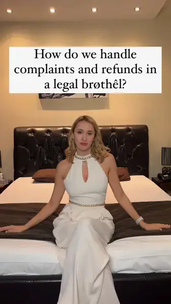 Catherine DeNoire claims to run one of the biggest legal brothels in Europe (Instagram/@catherine_de_noire)