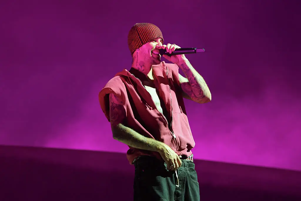 Justin Bieber is amongst the famous faces who'll perform at the World Cup halftime show (Kevin Mazur/Getty Images for Coachella)