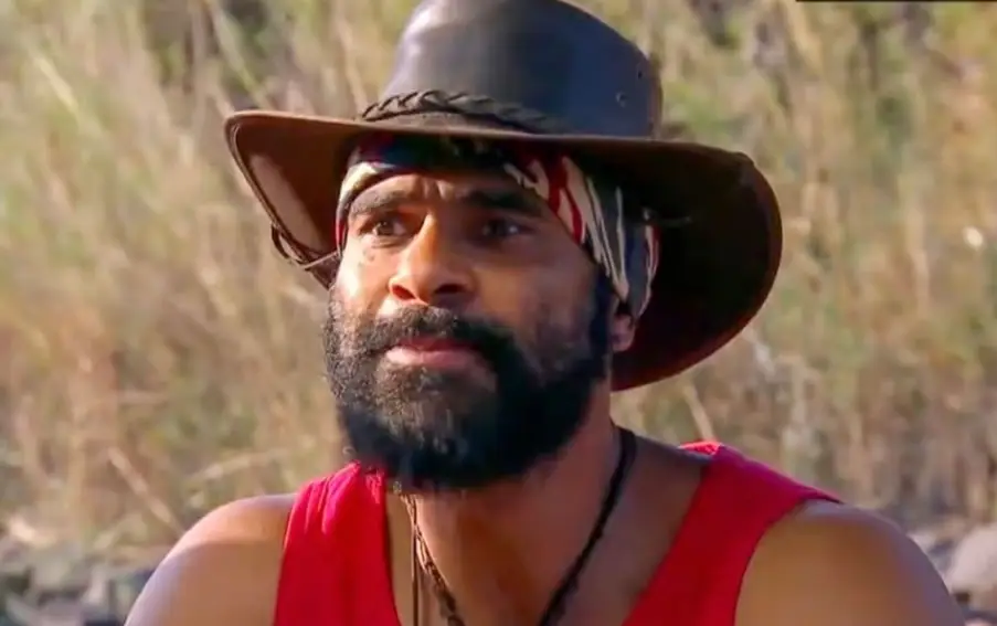 The former boxing champ claimed he was actually 'on his best behaviour' in the jungle (ITV)