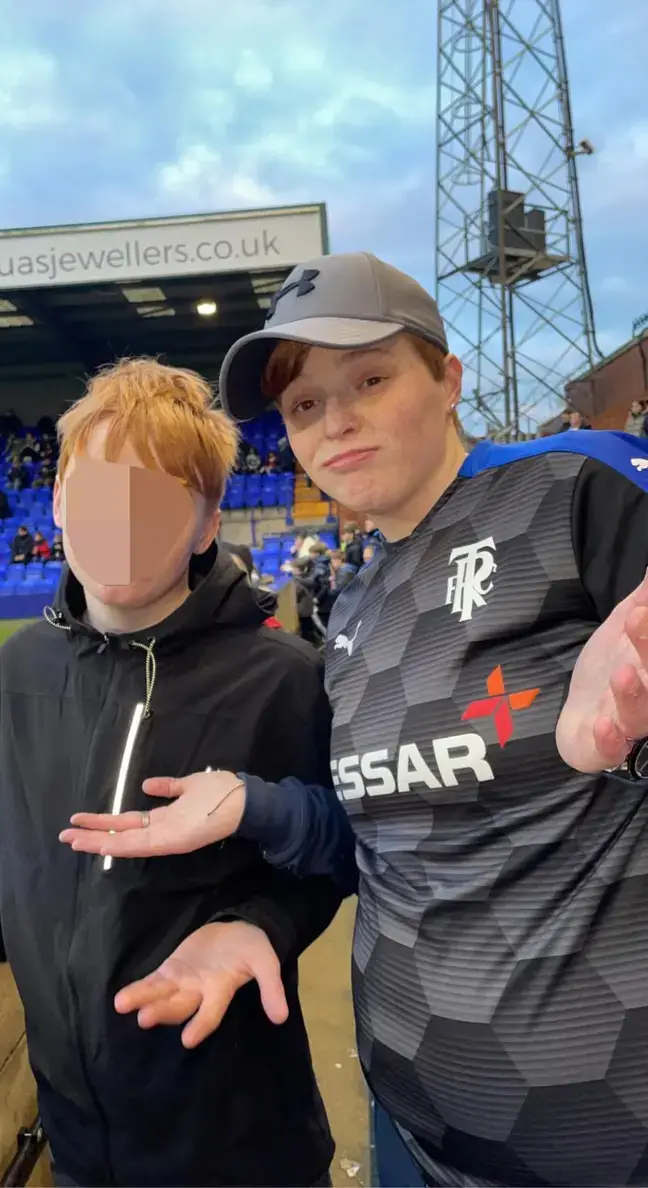 Reay has been banned from attending football matches after throwing a flare onto the pitch.