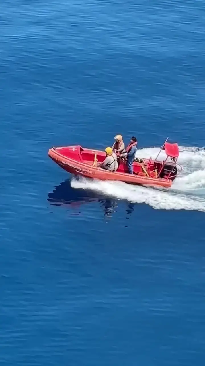 Search boats were sent out to locate the man. (Jam Press)