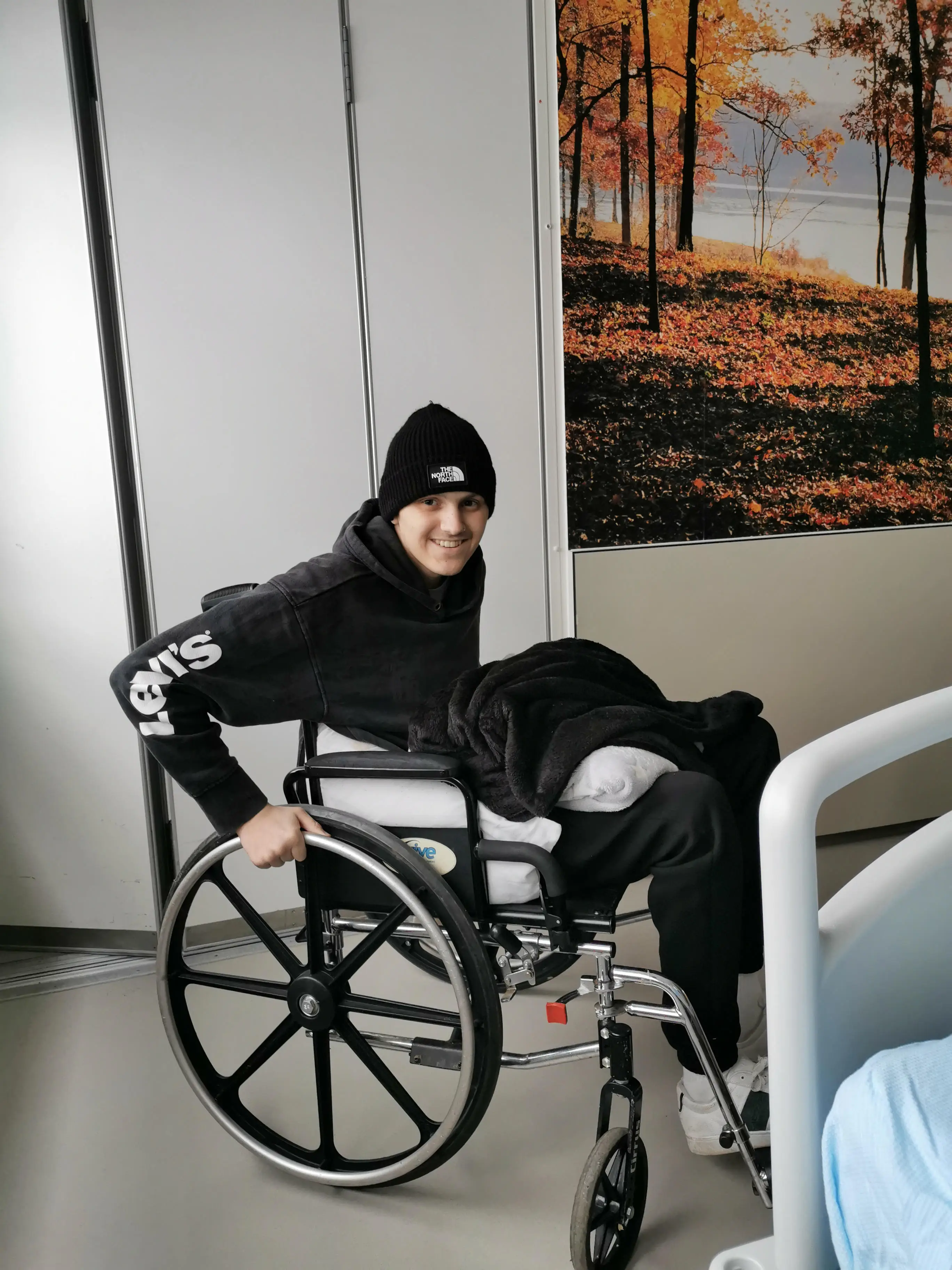 Rhys wants to help others in the short time he has left.