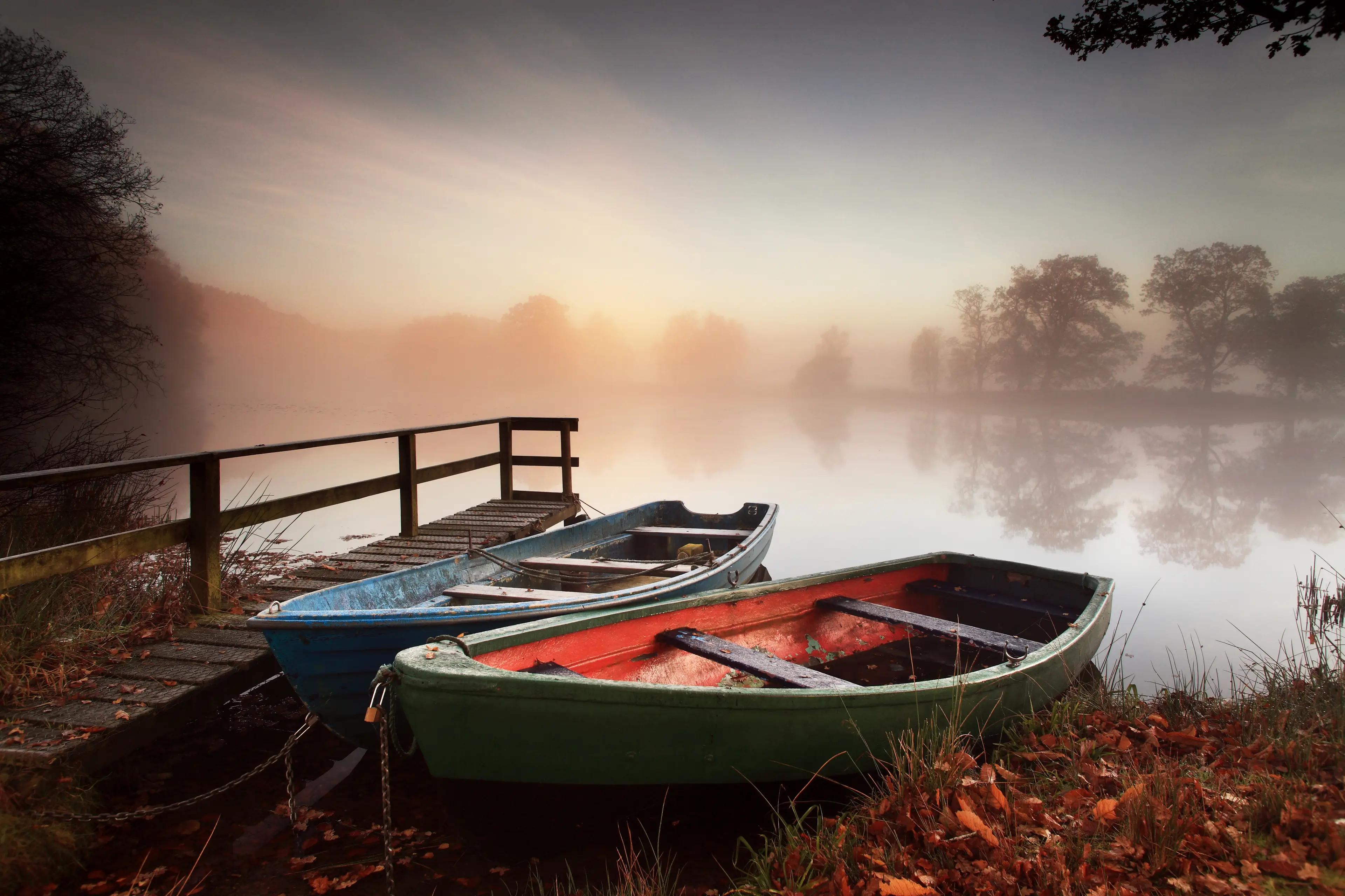 You'll need two boats which can be used to encase a person inside, and you need to not be too fussed about the condition they'll be in by the end of it. (Getty Stock Photo)