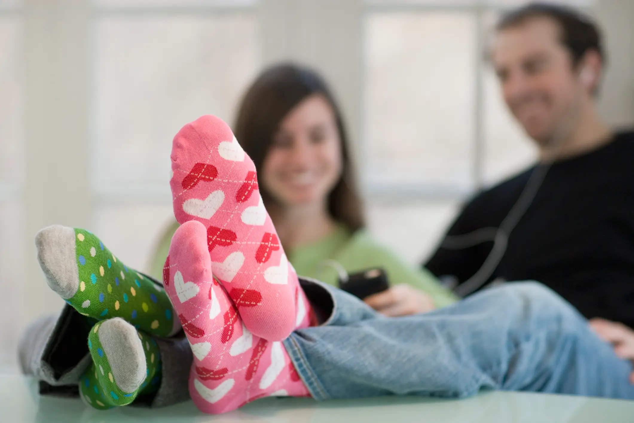 Couple's like to share socks (Getty Stock Images)