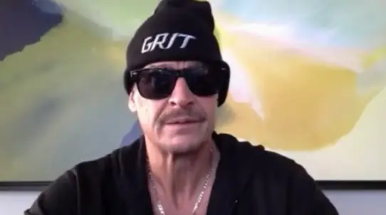 Kid Rock appeared on BBC News today ahead of Donald Trump's inauguration (BBC)