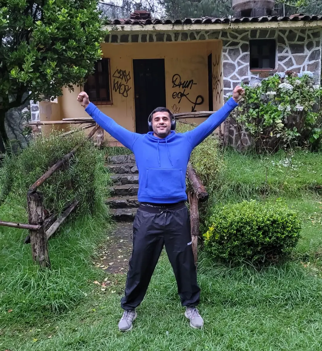 Eisa Al Dah is billed as the 'UAE's first professional boxer' (eisaaldah/Instagram)