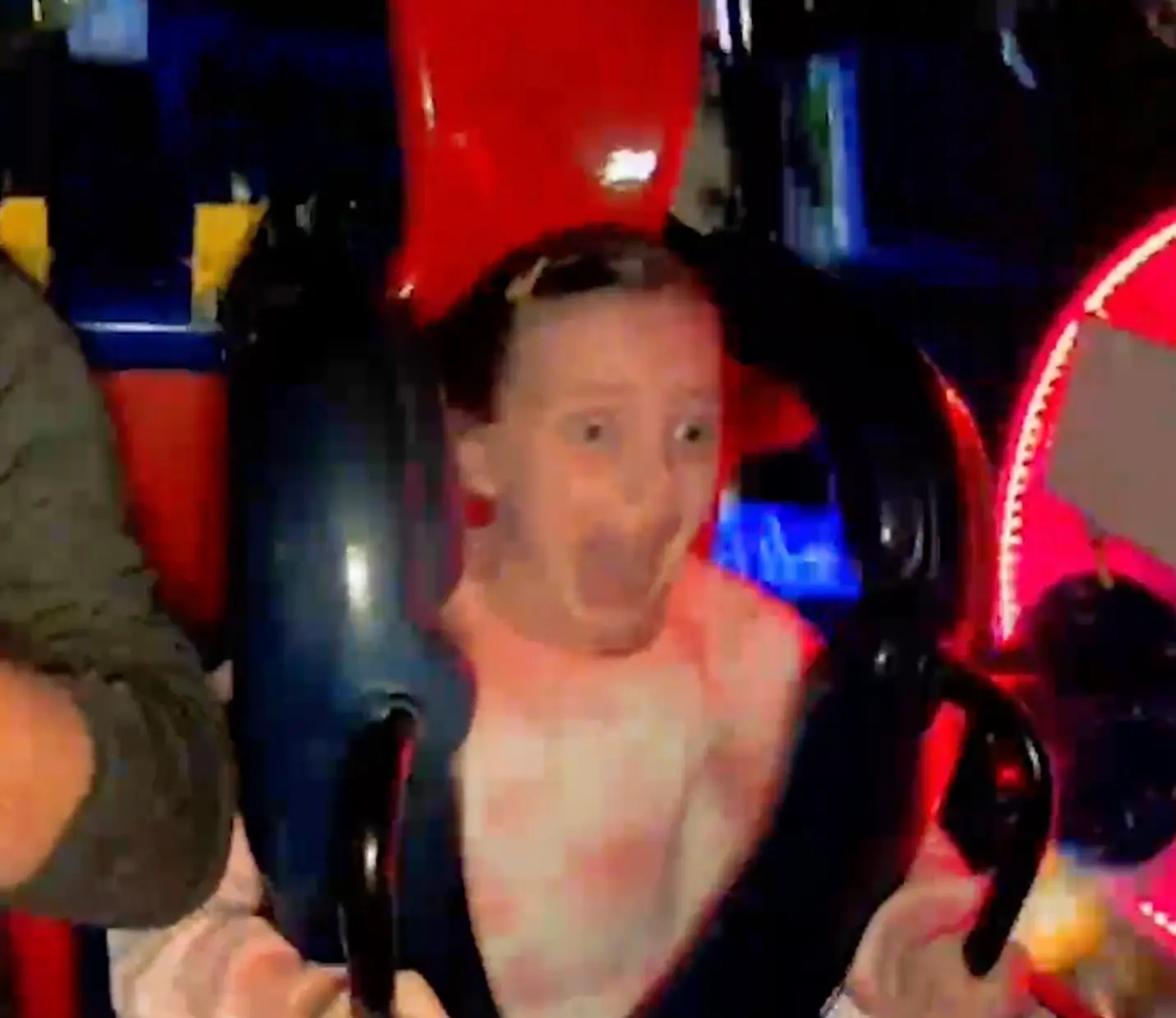 Molly had begged to go on the ride.