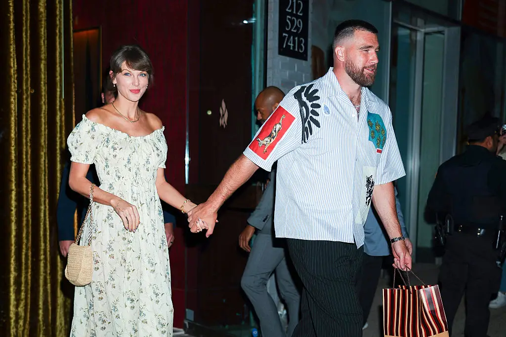 Taylor and Travis tied the knot in July (Aeon/GCImages)