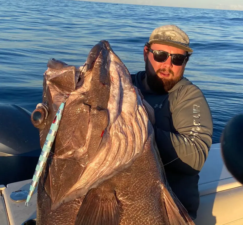 The fish was a giant bass grouper.