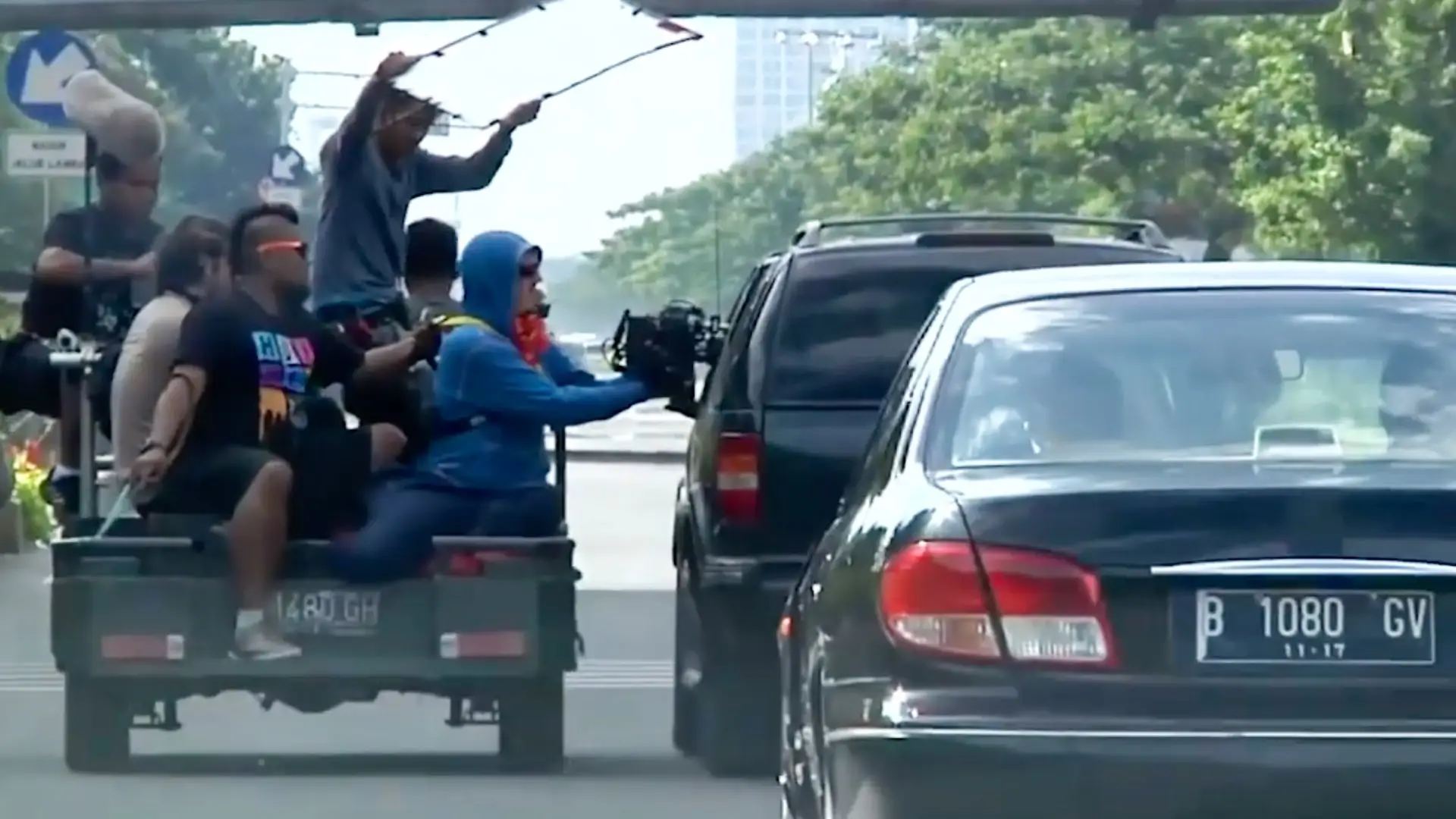 The Raid 2 featured a one-shot action scene in which they passed a camera into the car (Sony)