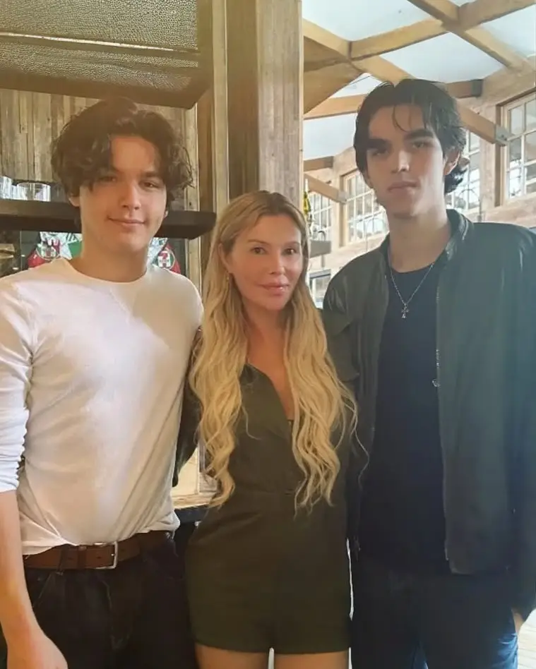 She says her sons 'don't even like to drink'. (brandiglanville/Instagram)