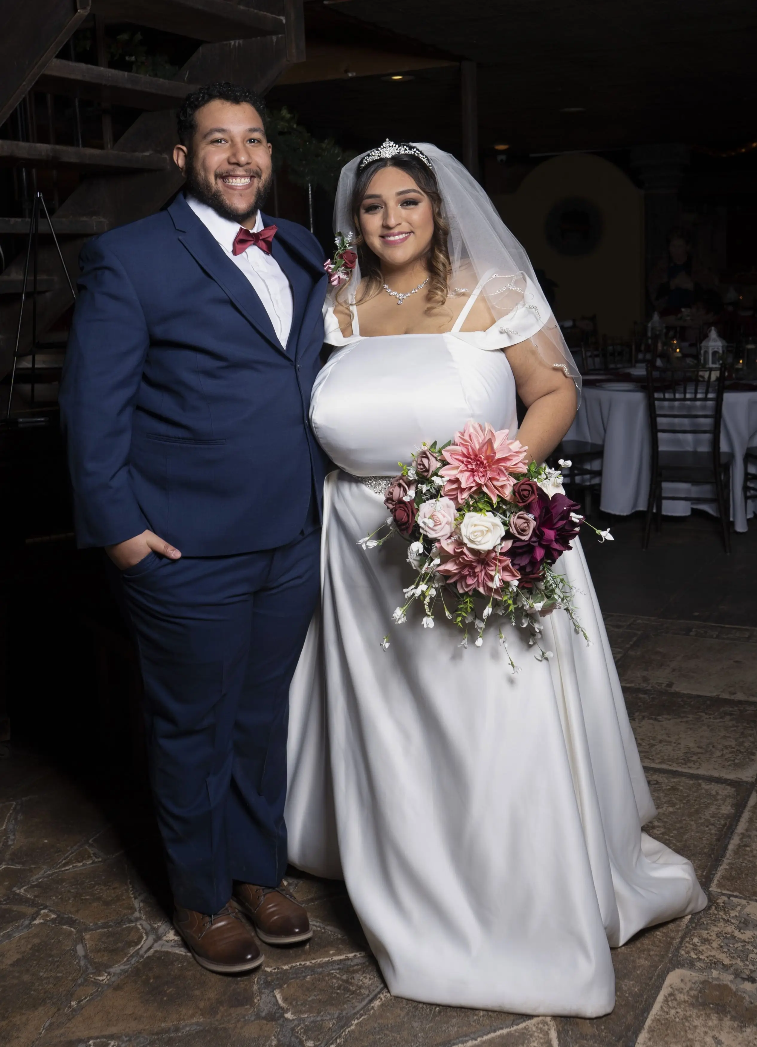 She had to have her wedding dress remade due to the size of her breasts (Kennedy News and Media)