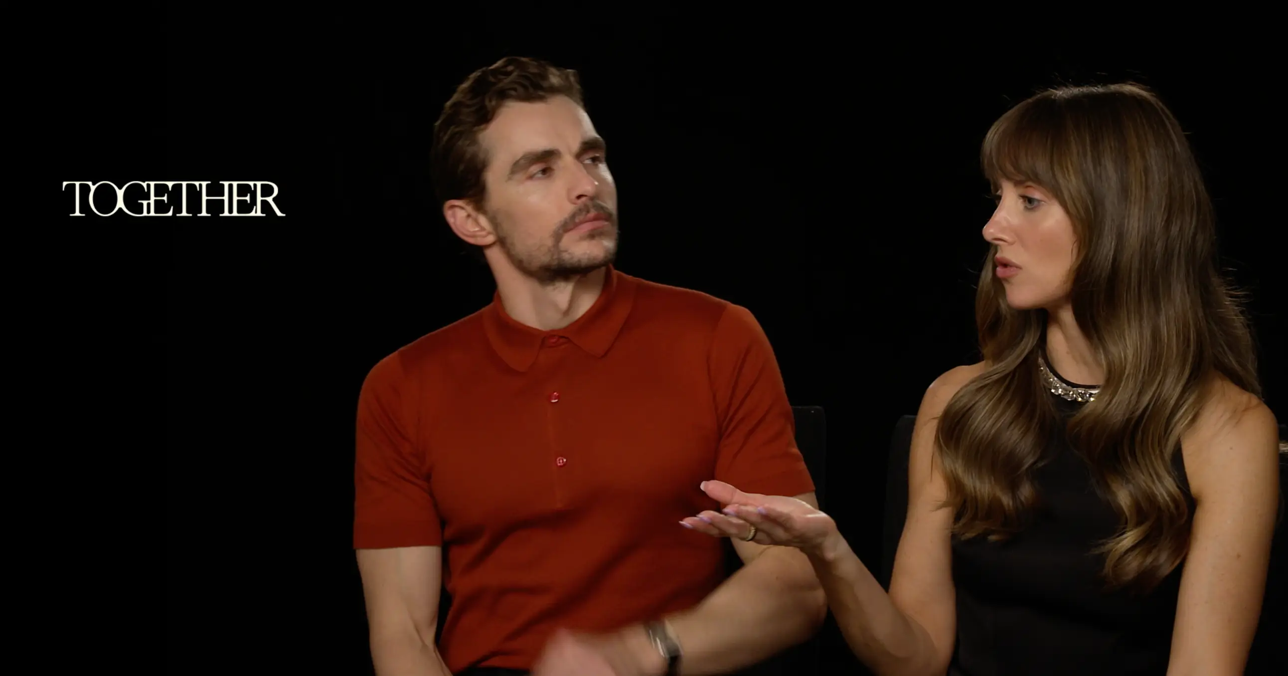 The pair spoke about the fact they decided an intimacy co-ordinator wasn't needed (LADbible)