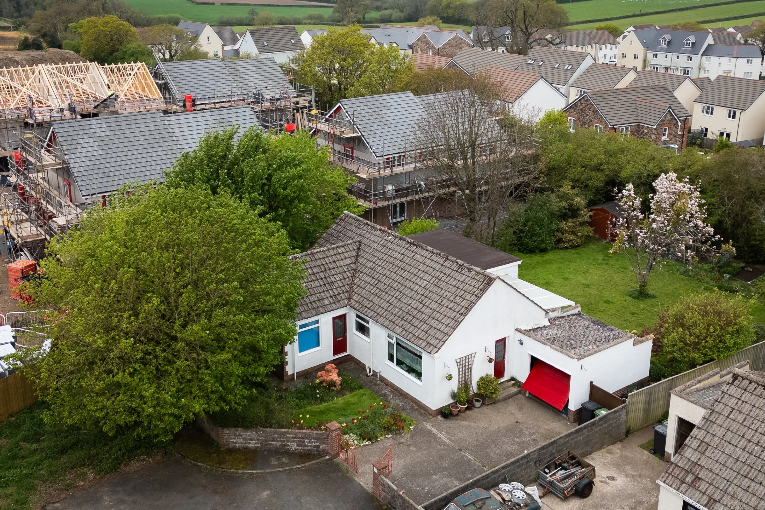 Martine says the couple have asked for 'frosted windows' as they have 'lost all privacy' (SWNS)