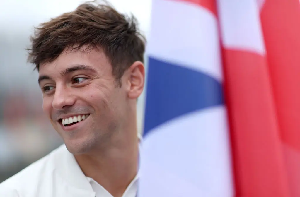 Daley was the flag bearer at the 2024 Paris Olympic Games for Team GB. (Naomi Baker/Getty Images)