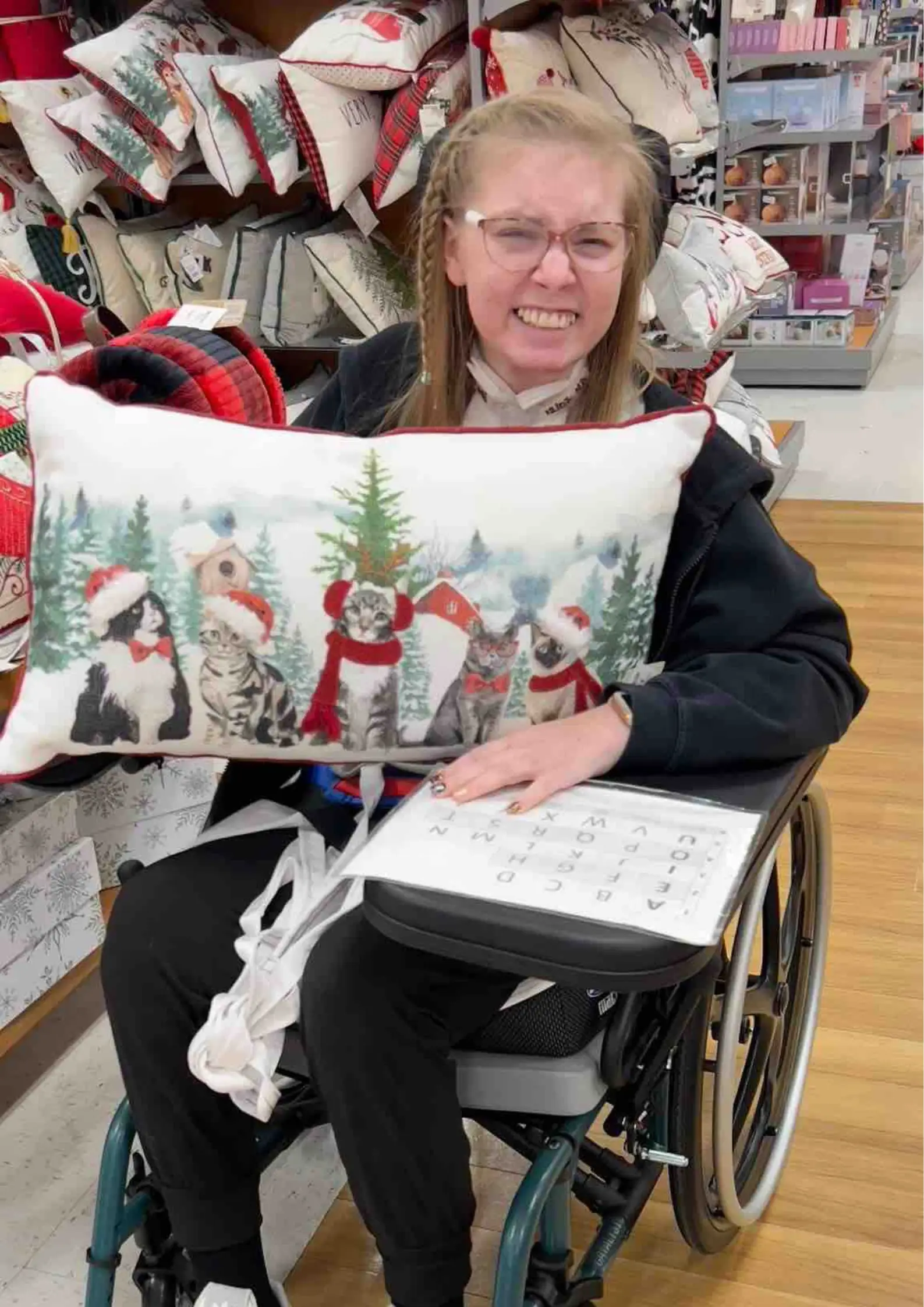 Caitlin is now settling into her new home.