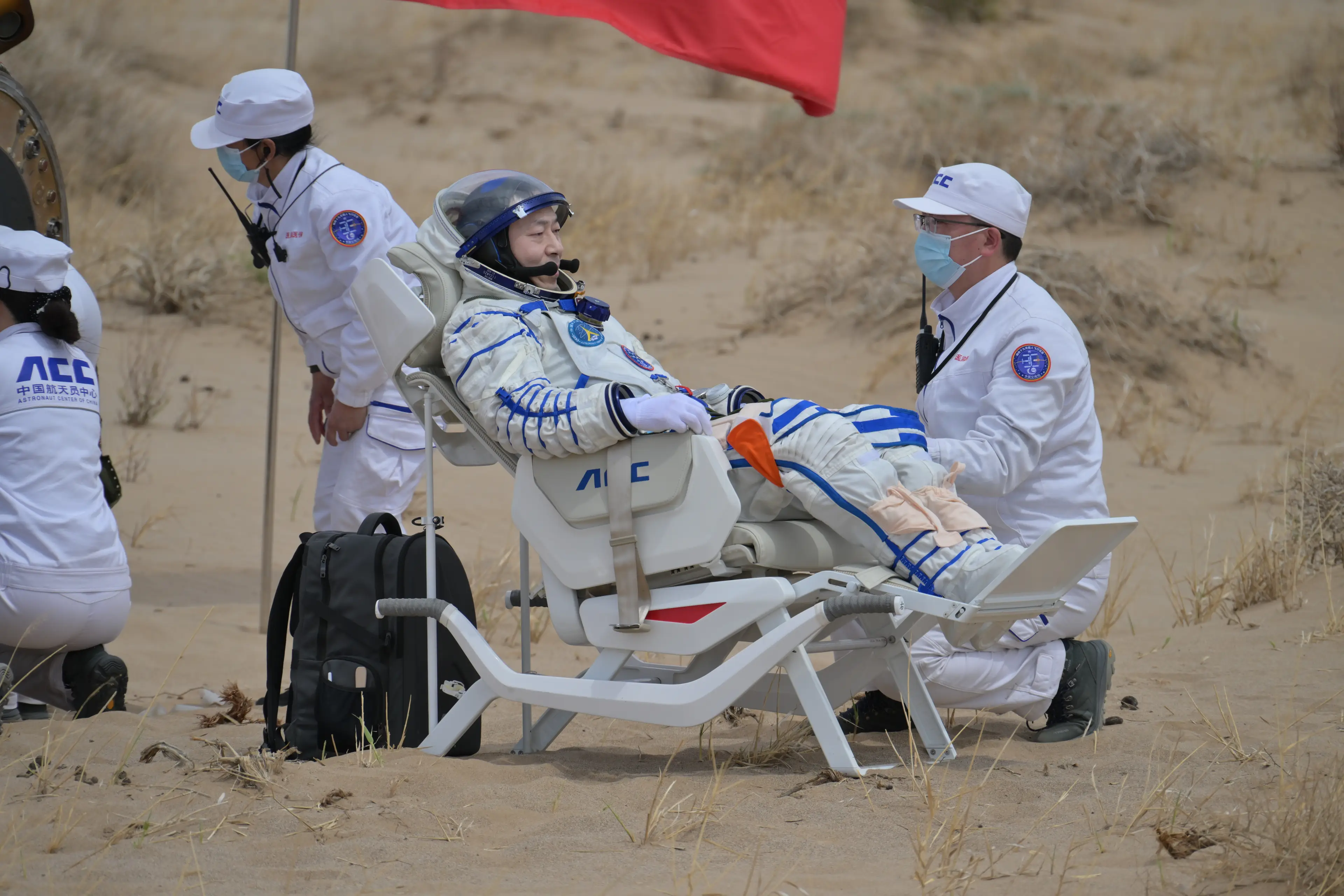 The astronaut likely experienced the 'overview effect', which happens to many who go to space (VCG/VCG via Getty Images)