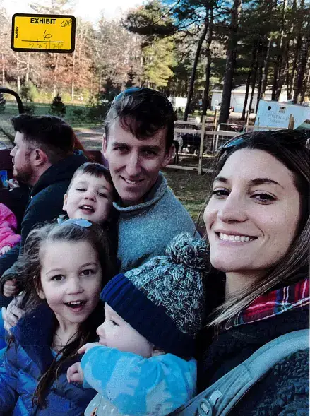 Lindsay, 36, does not dispute that she killed her children Cora, five, Dawson, three, and Callan, eight months, in January 2023 (Plymouth Superior Court)