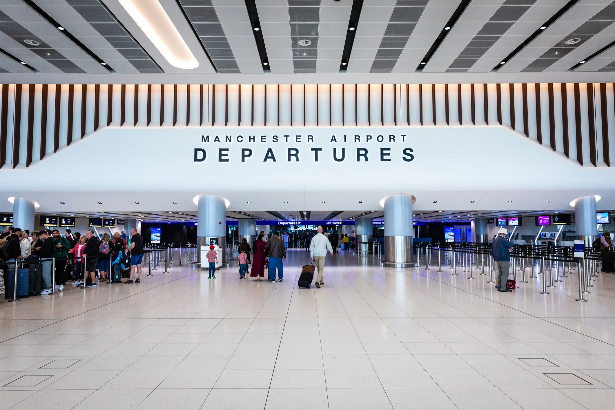 Manchester Airport was hit by the hack (Getty)