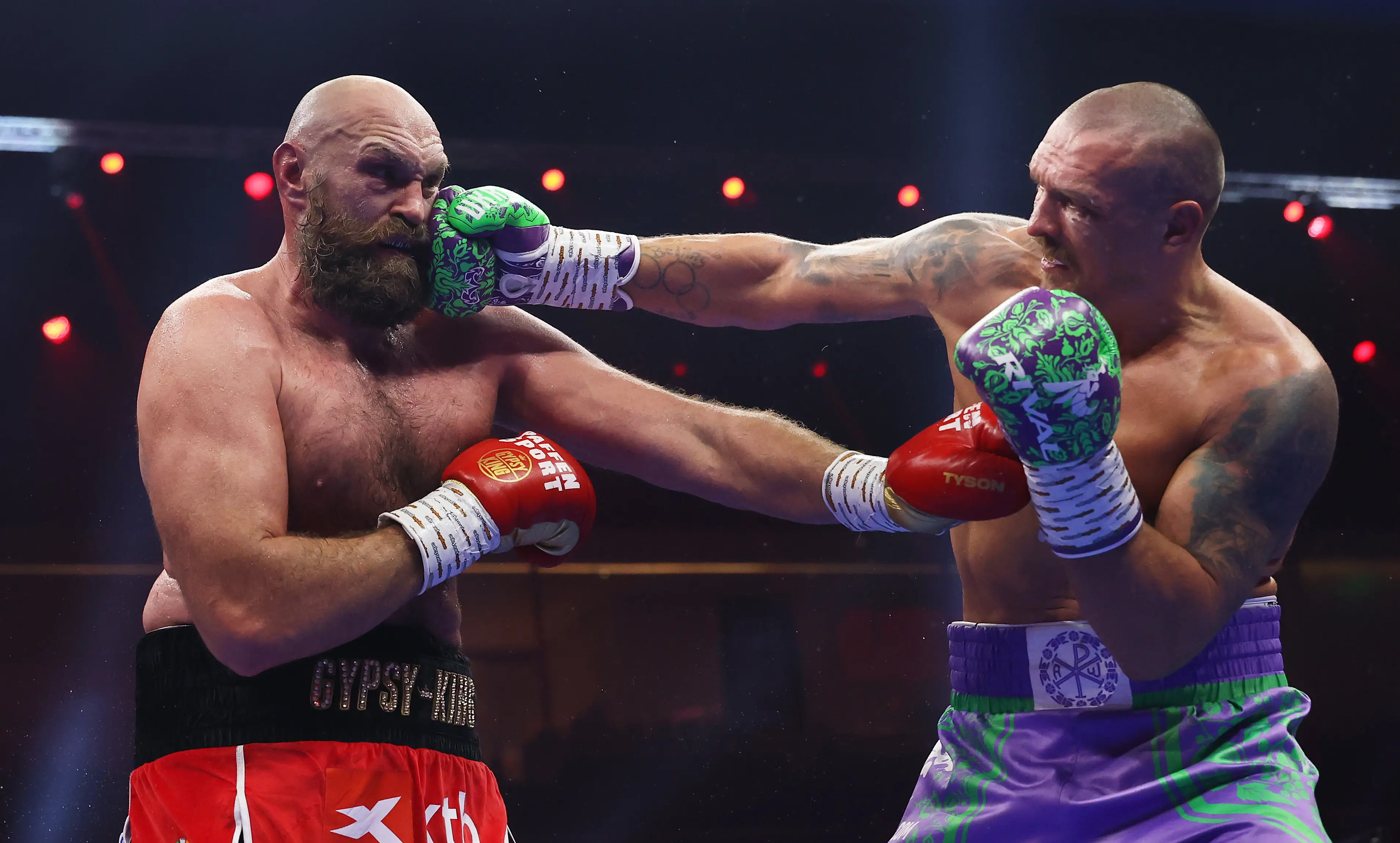 Usyk defeated Fury on Saturday night (Richard Pelham/Getty Images)