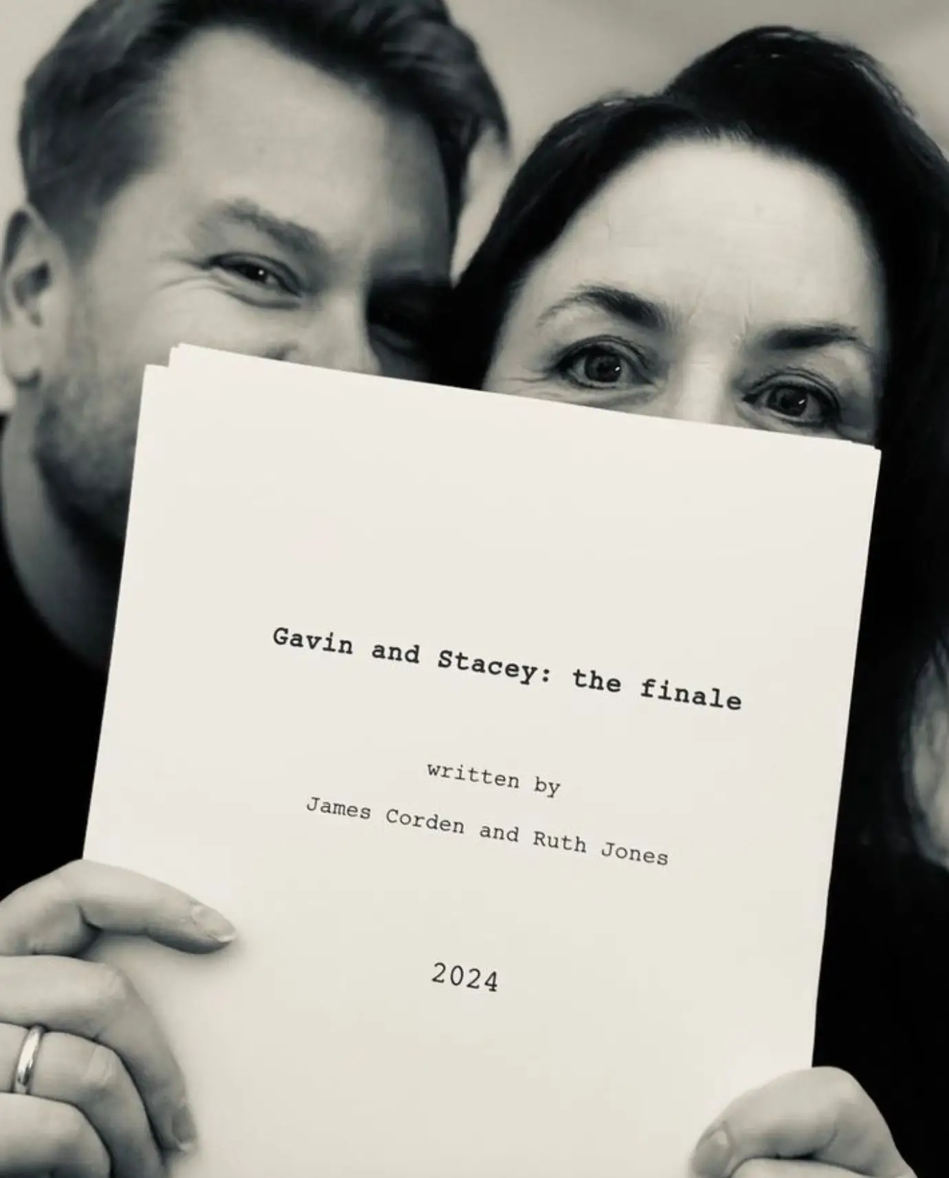 The final ever episode of Gavin and Stacey will be 90 minutes long (James Corden via Instagram)