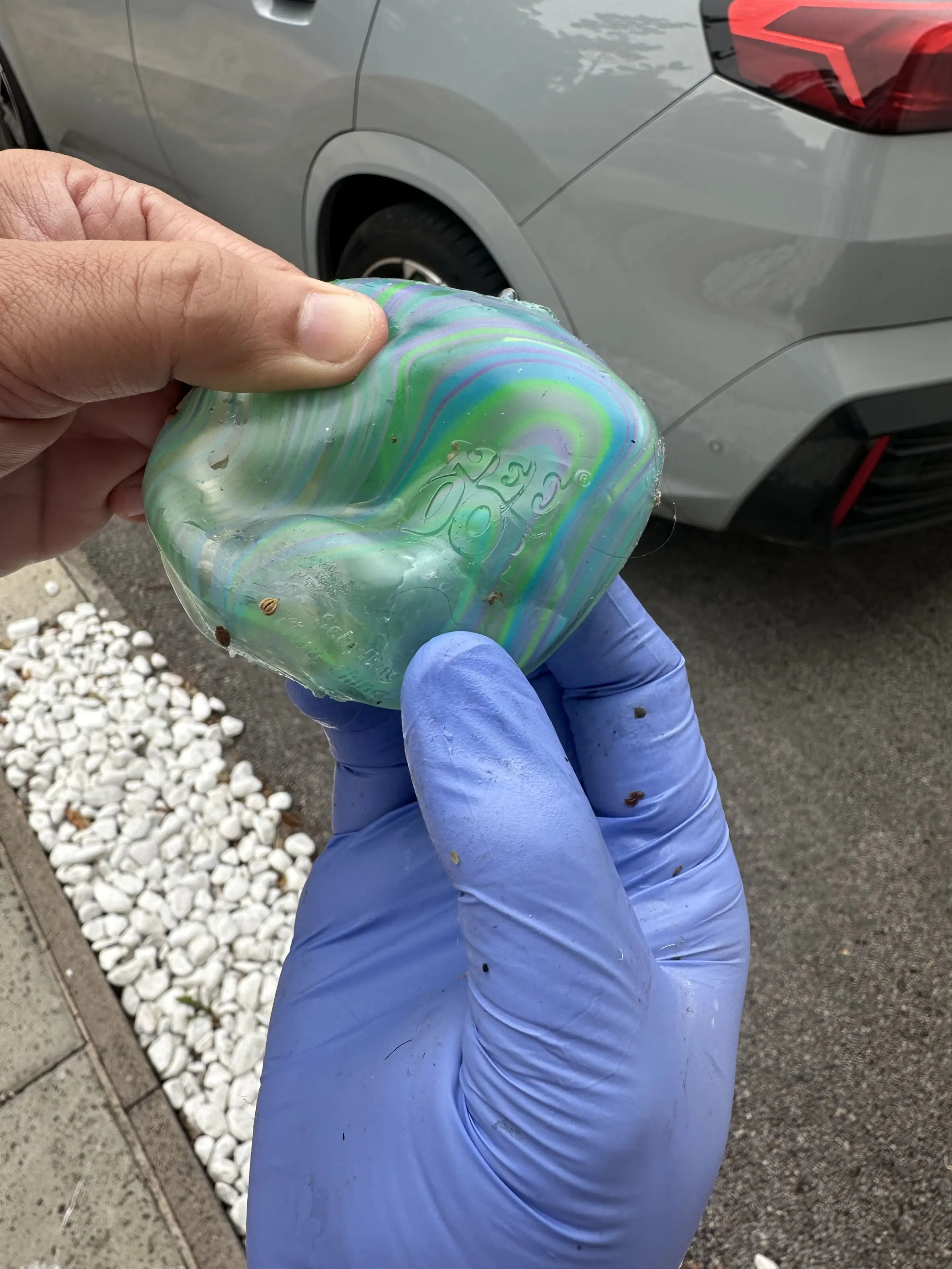 The squishy toy is said to have 'exploded' due to heat (Kennedy News & Media)