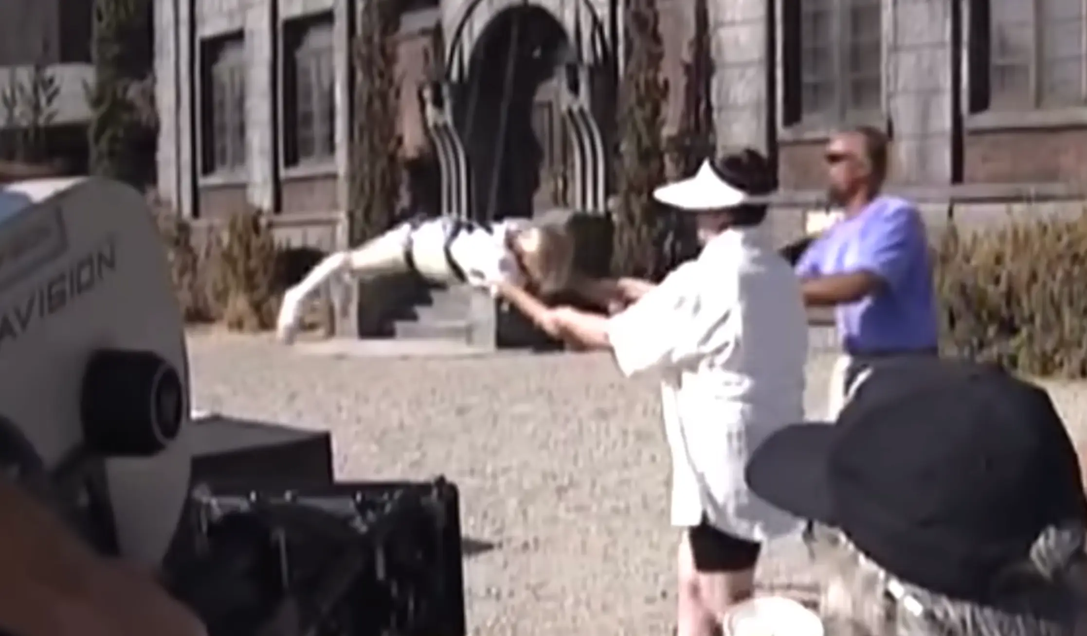 Jaki Steiger behind the scenes on Matilda (Sony)