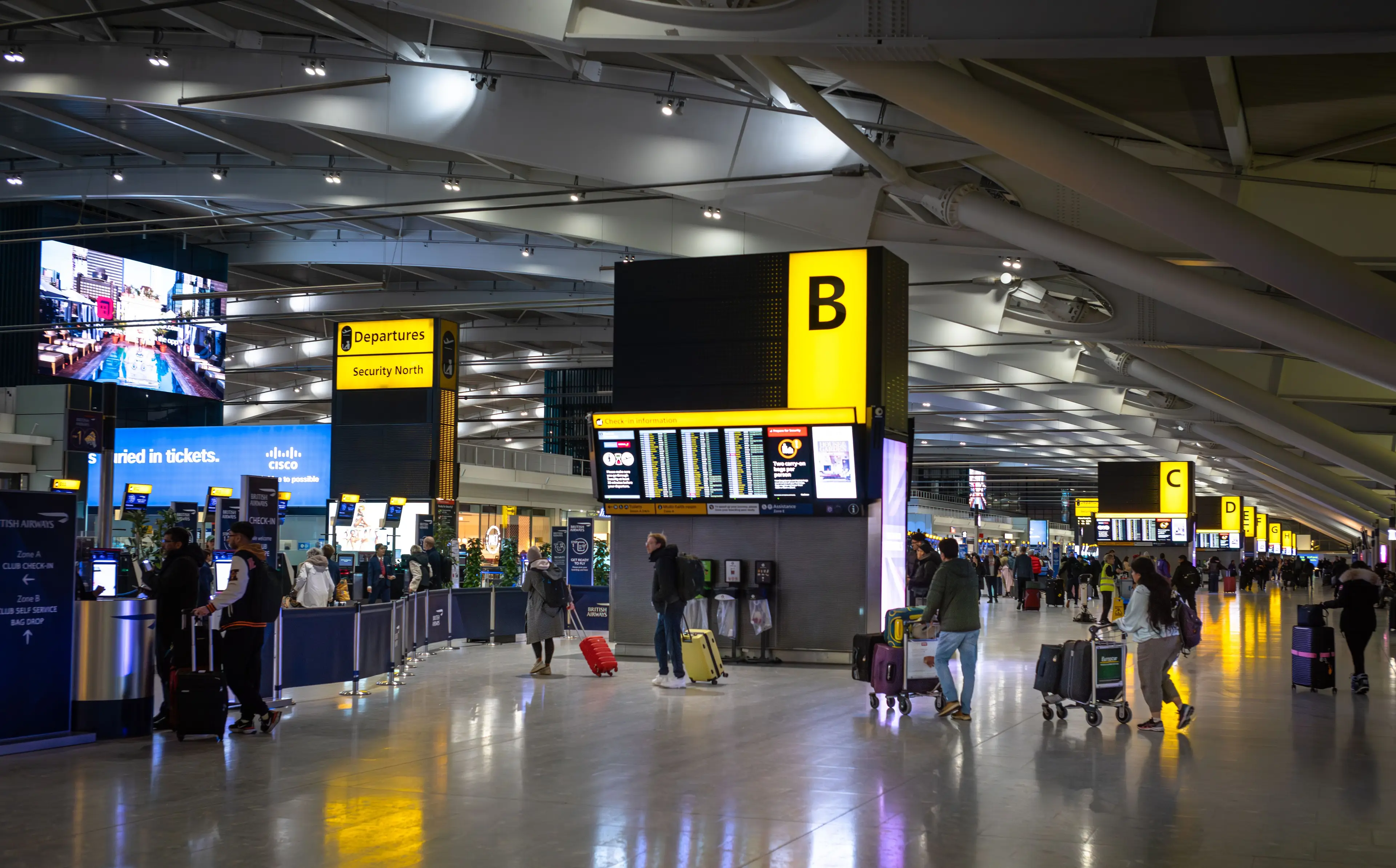 All flights to and from Heathrow have been disrupted today (Andy Soloman/UCG/Universal Images Group via Getty Images)