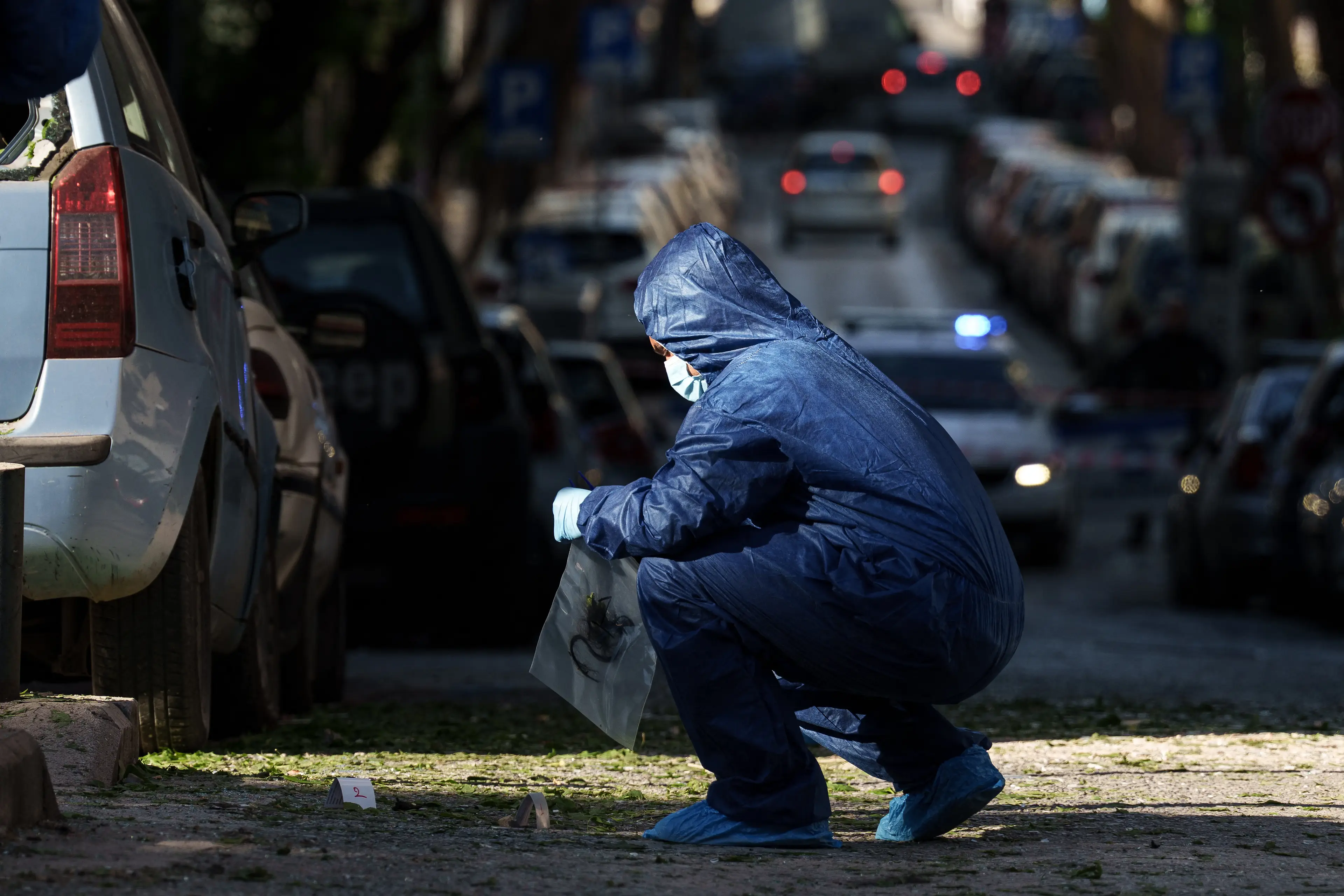 Police are investigating the woman's possible links to extremist groups (KONSTANTINOS TSAKALIDIS/SOOC/AFP via Getty Images)