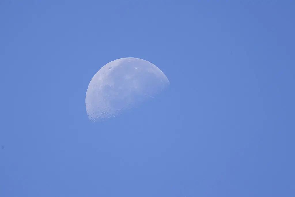 Space experts were monitoring the moon ahead of impact (Daniel Yovkov / Hans Lucas / AFP via Getty Images)