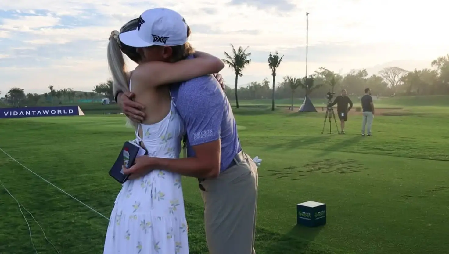 The sportsman's girlfriend's last post featured various photographs of the couple (Instagram/makenawhite91)