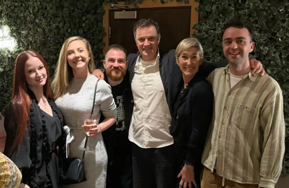 The cast reunited for the show's 25th anniversary and shared a sweet snap with fans (X/Tony Gardner)