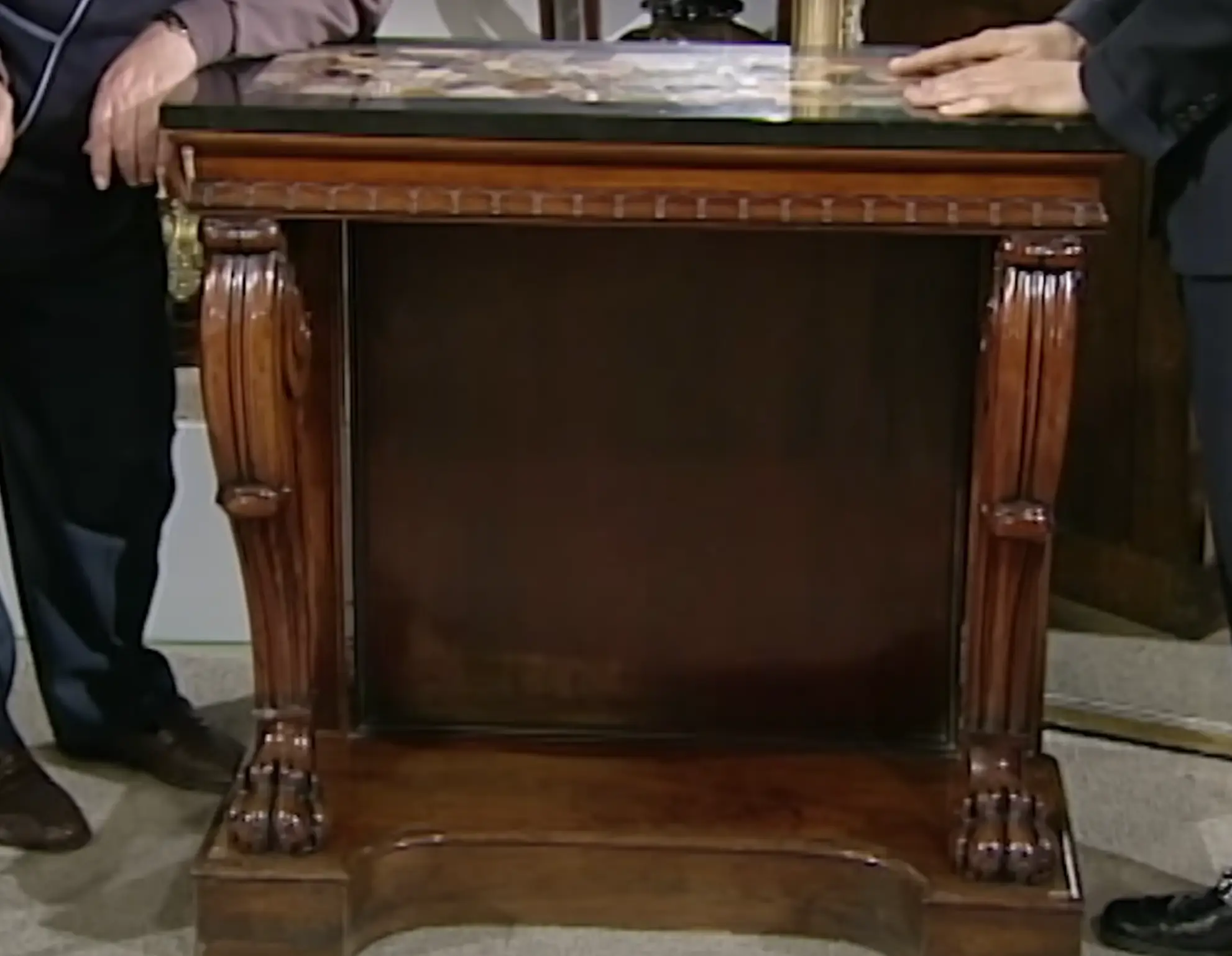 The table in question (BBC)