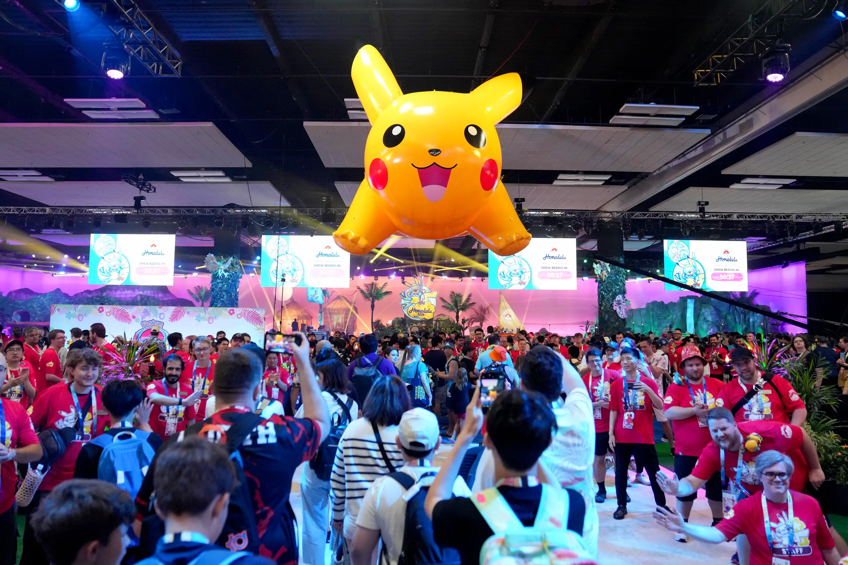 The iconic giant Pikachu |