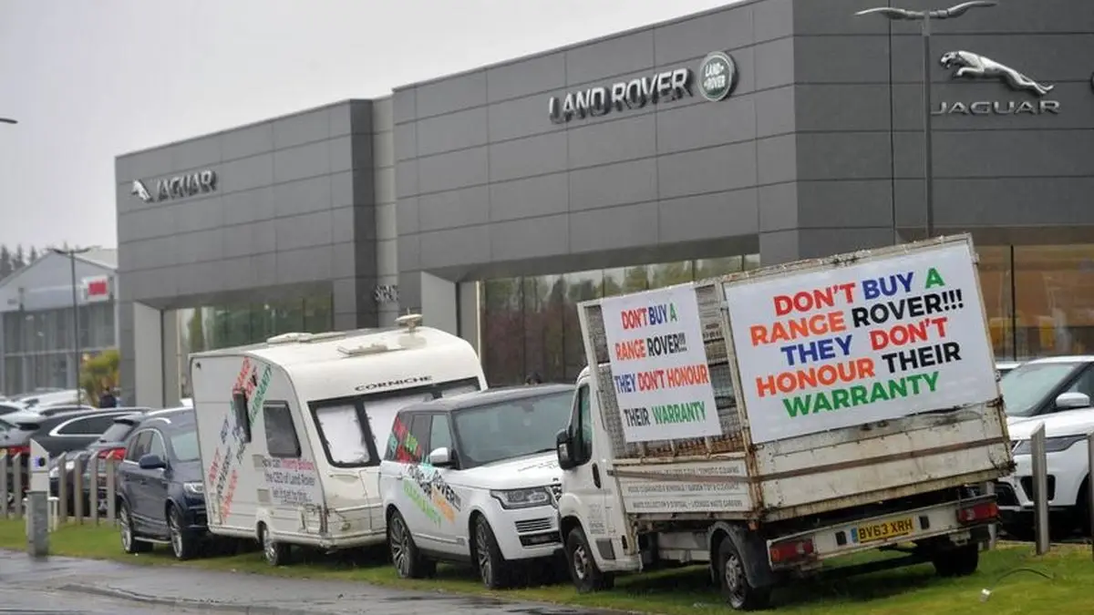 As you can see, he's making his point known.