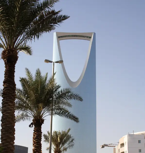 Where Ronaldo was staying - the Four Seasons hotel Kingdom Centre. (Getty Stock Images)