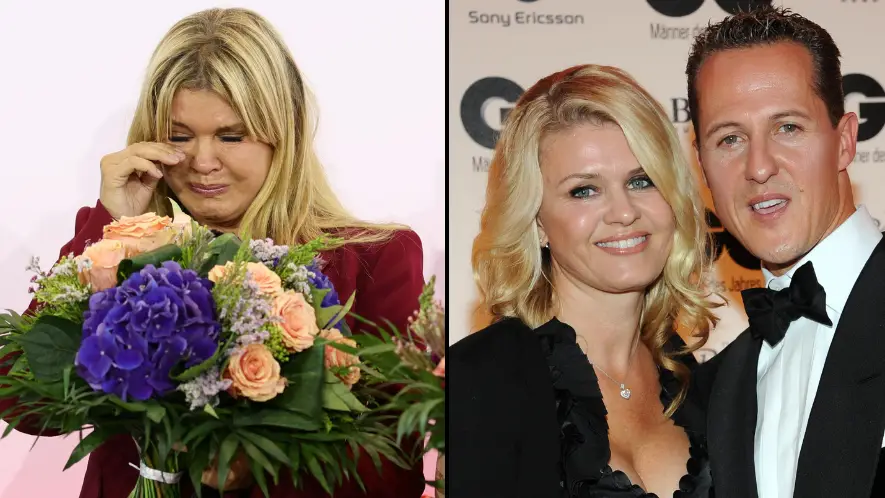 Michael Schumacher's Wife Breaks Down In Tears As She Accepts Prestigious Award On His Behalf