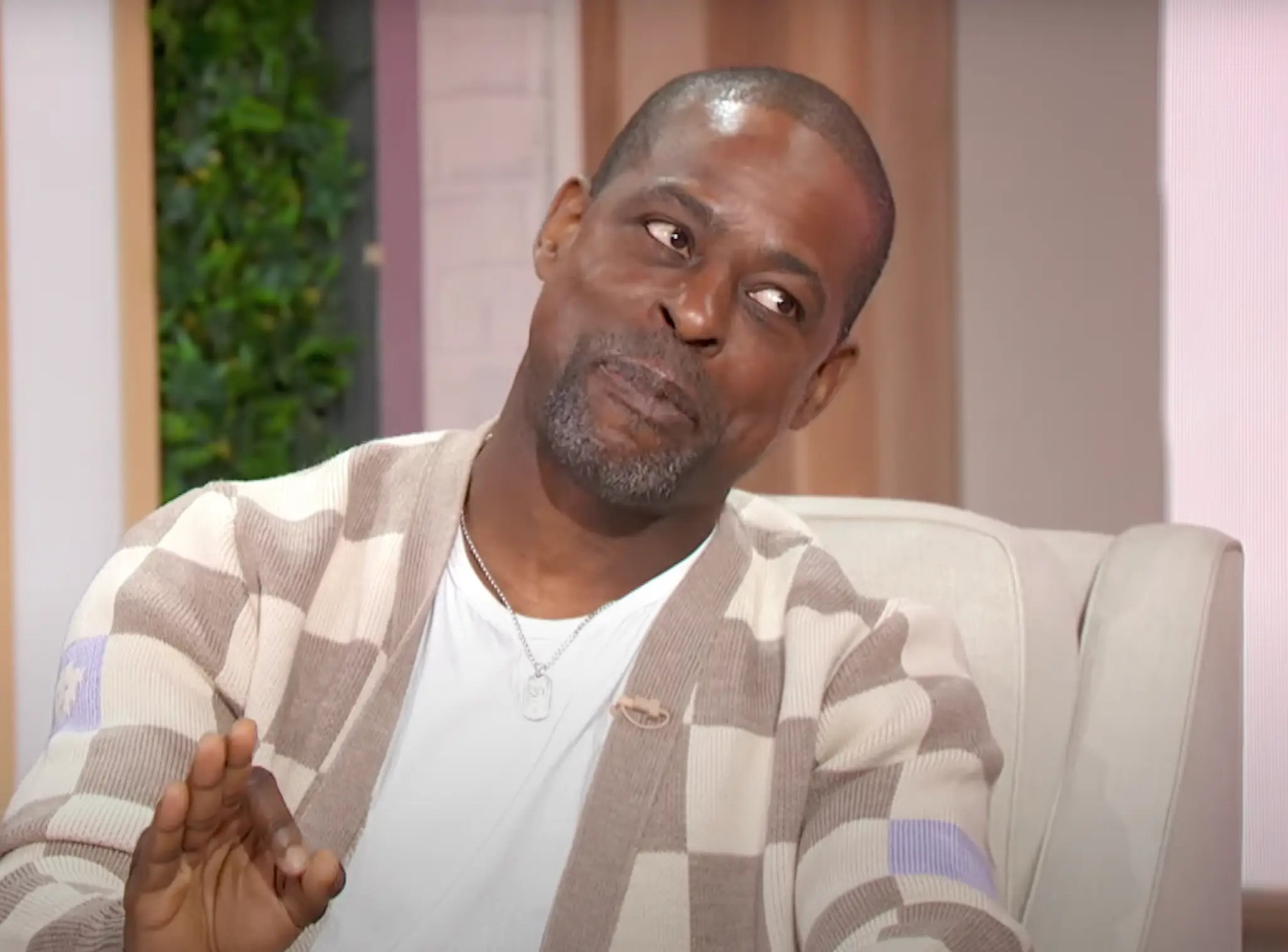 The actor spoke out about his wife filming the sex scene (Sherri)