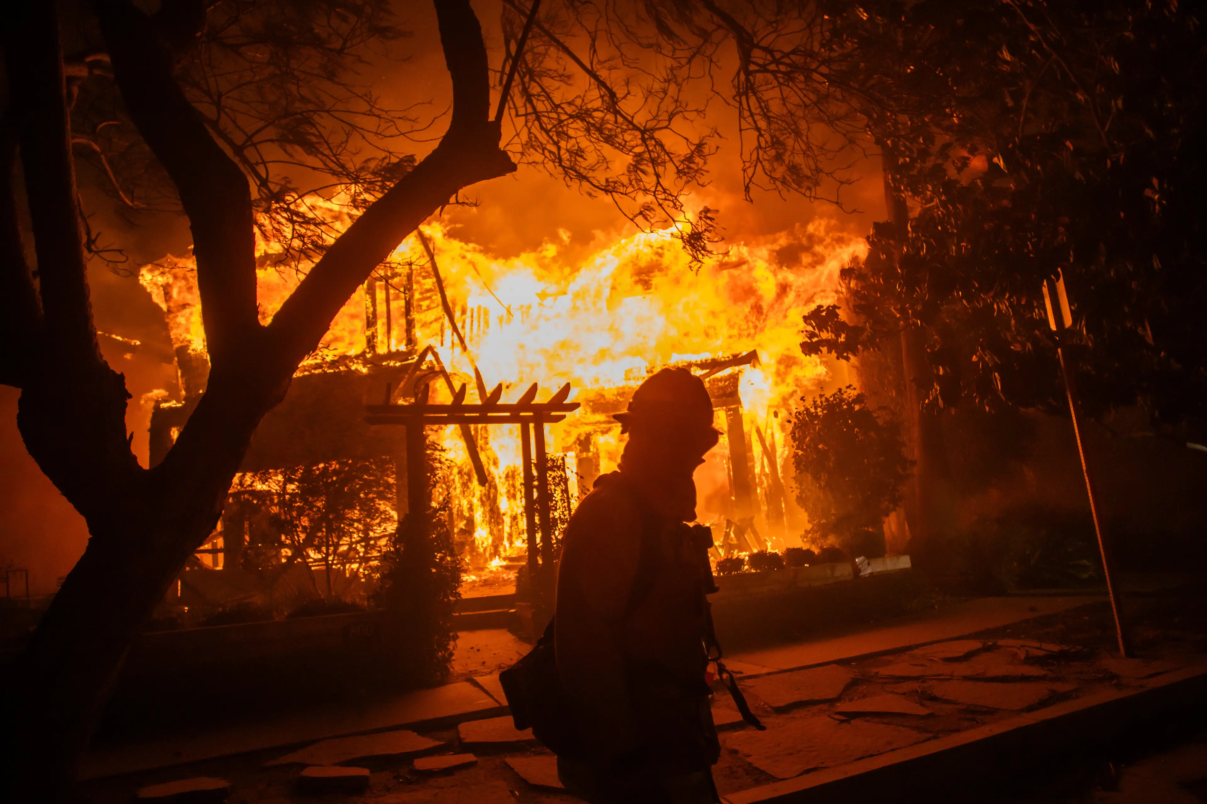 Thousands have been evacuated from their homes due to wildfires rampaging across California (Apu Gomes/Getty Images)