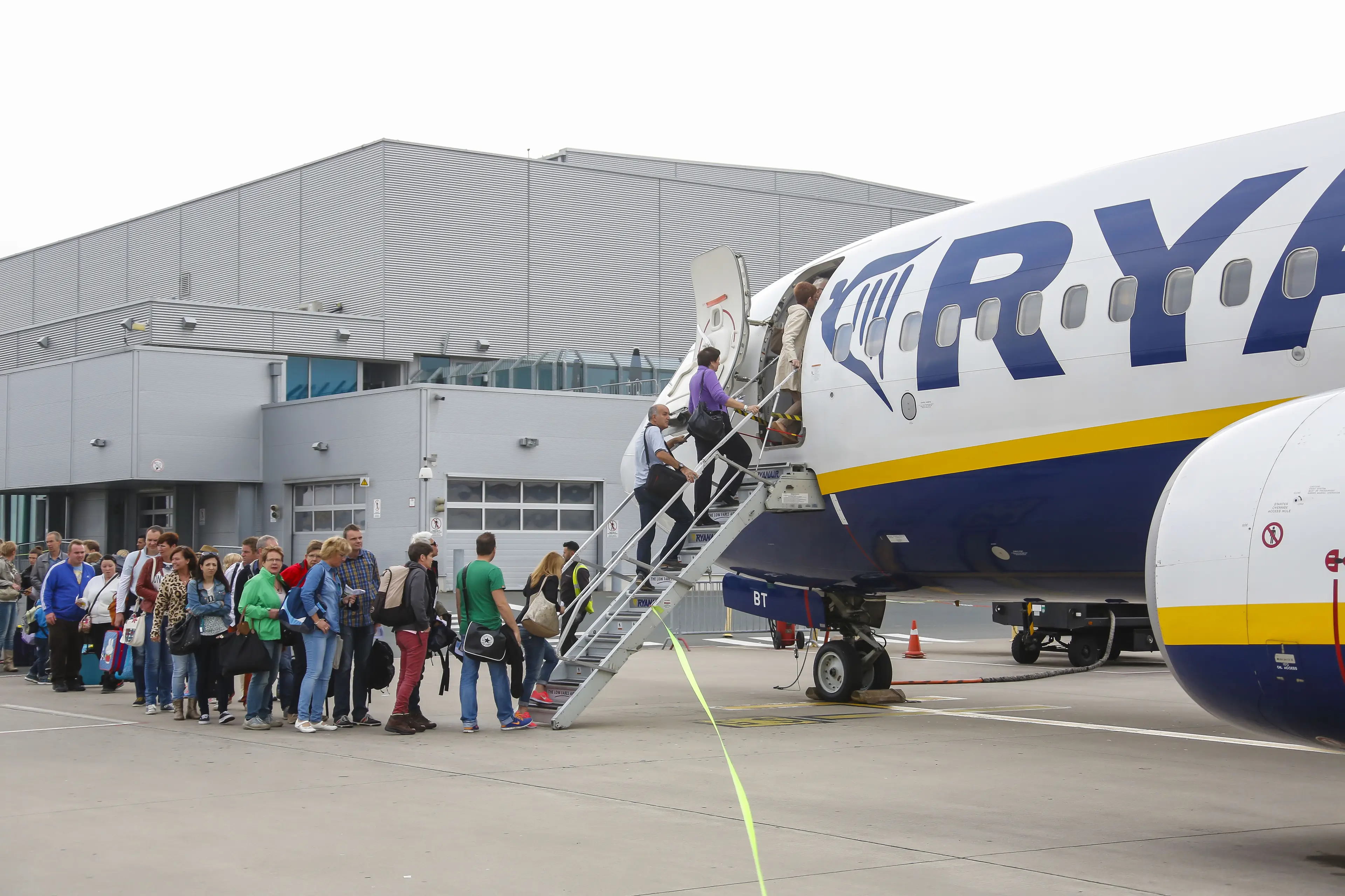 Ryanair said it will help stop passengers getting stuck in queues and subsequently missing their flights (EyesWideOpen/Getty Images)