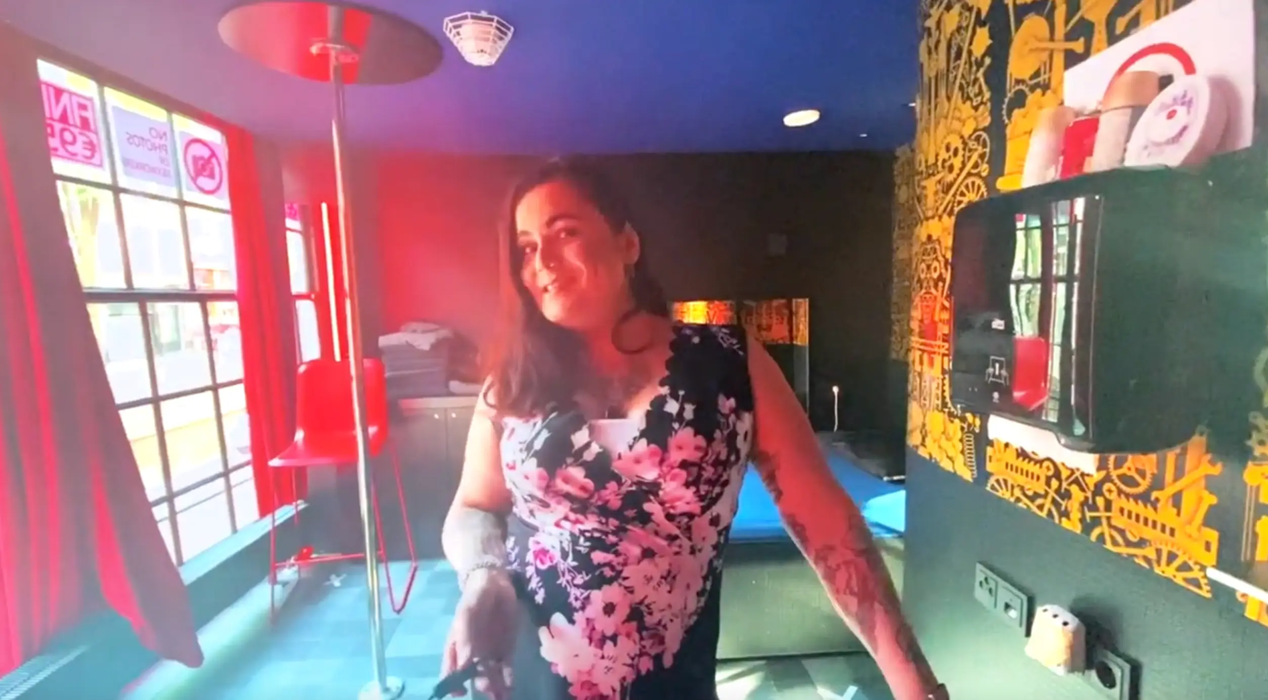 A former sex worker has explained exactly why you need to shut the curtains at Amsterdam's Red Light District.